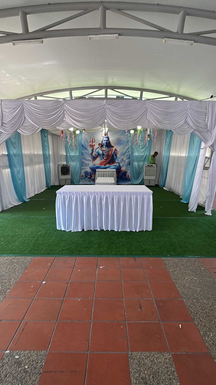 Traditional Hindu funeral ceremony in Singapore
